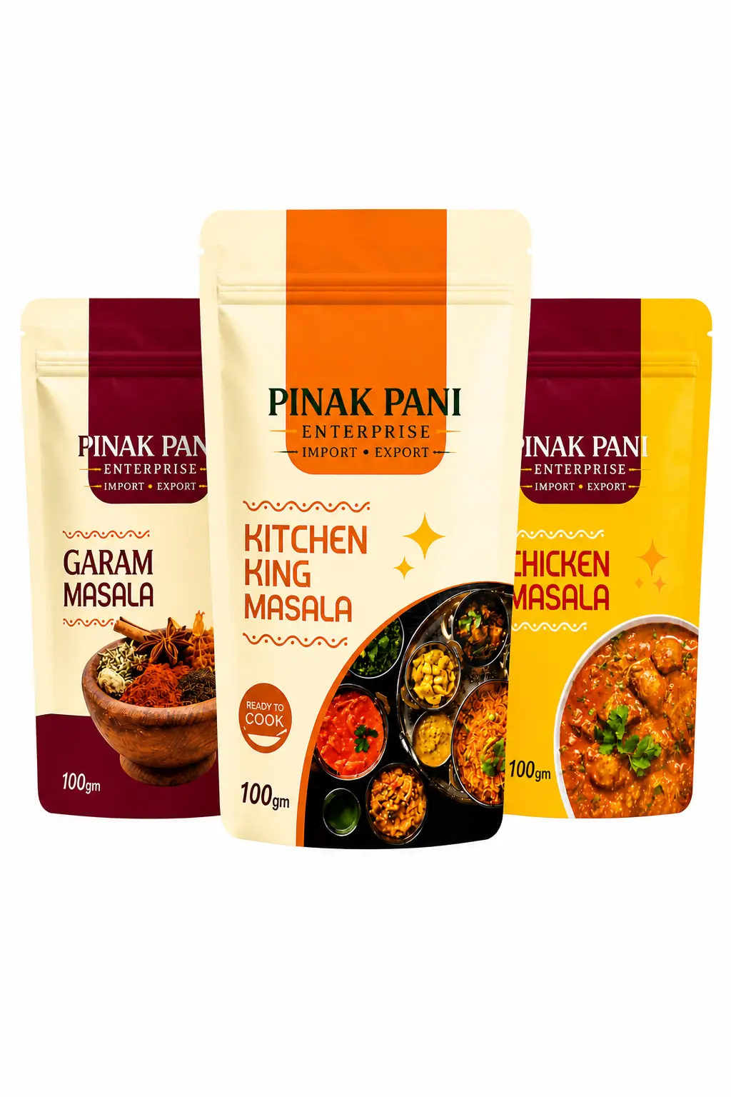 Blended masala product box