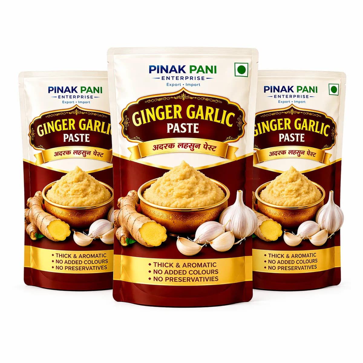 Ginger garlic paste product box